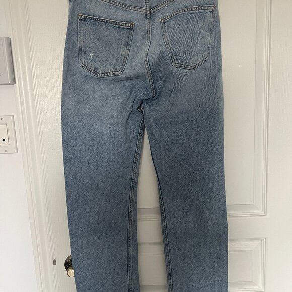 AGOLDE 90's Pinch Waist High Rise Straight JEANS SIZE 23 - Picture 4 of 5